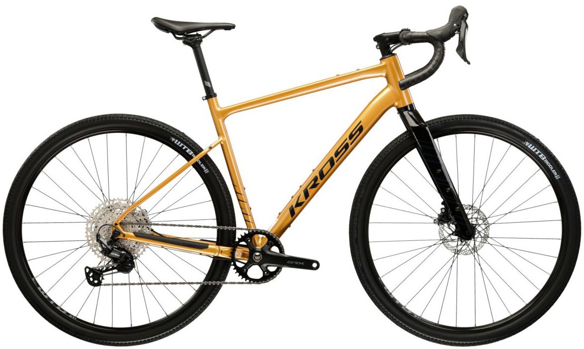 Kross Gravelbike »Gravelbike Esker 5.0 GRX 1X12 Grau 12 Gänge« 12 Gang Shimano GRX RX822 Schaltwerk Kettenschaltung