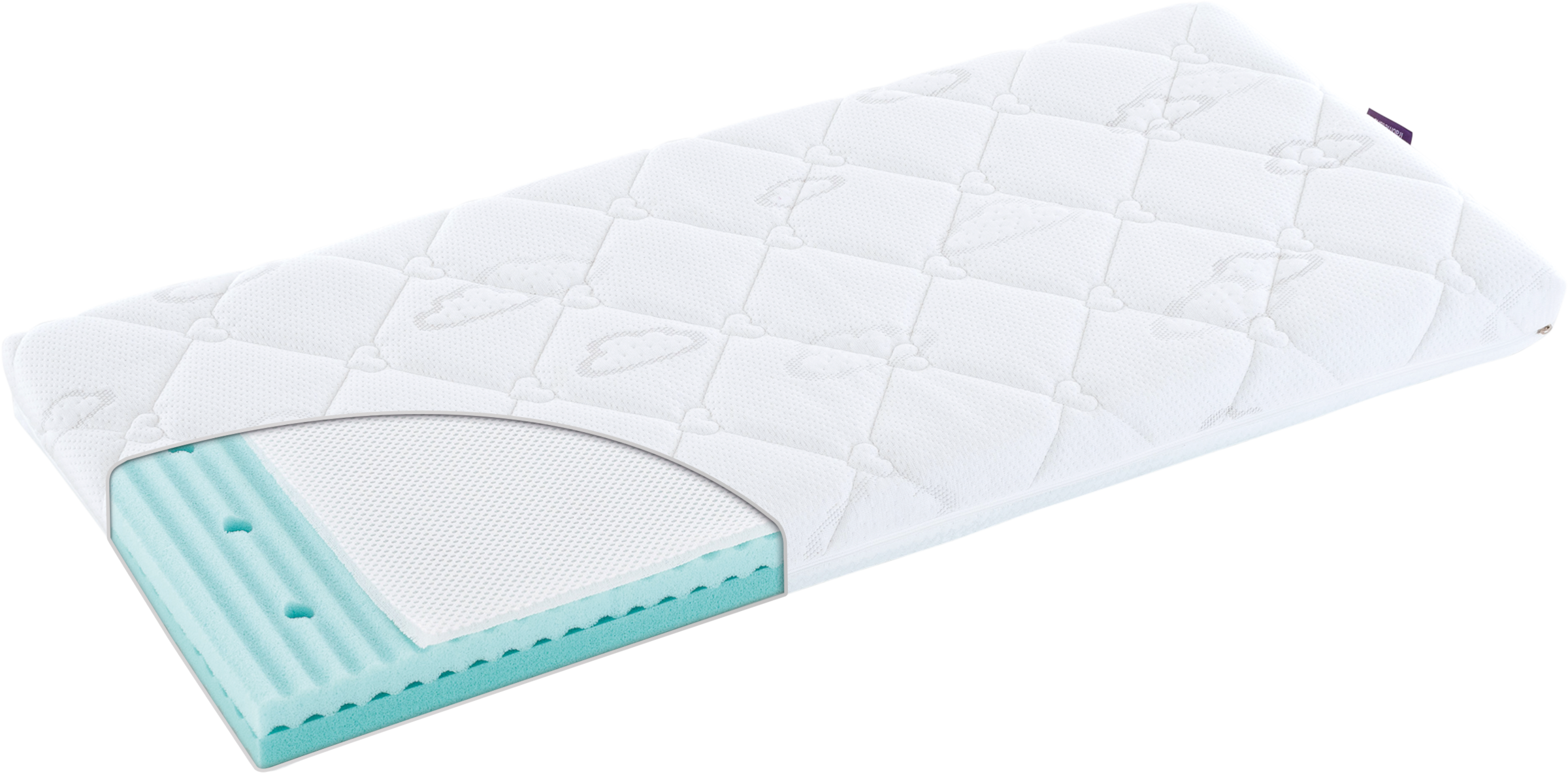 Träumeland Babymatratze »Matratze Wiege AIR«, 7 cm hoch, Raumgewicht: 50 kg/m³, (1 St., 1-tlg.)