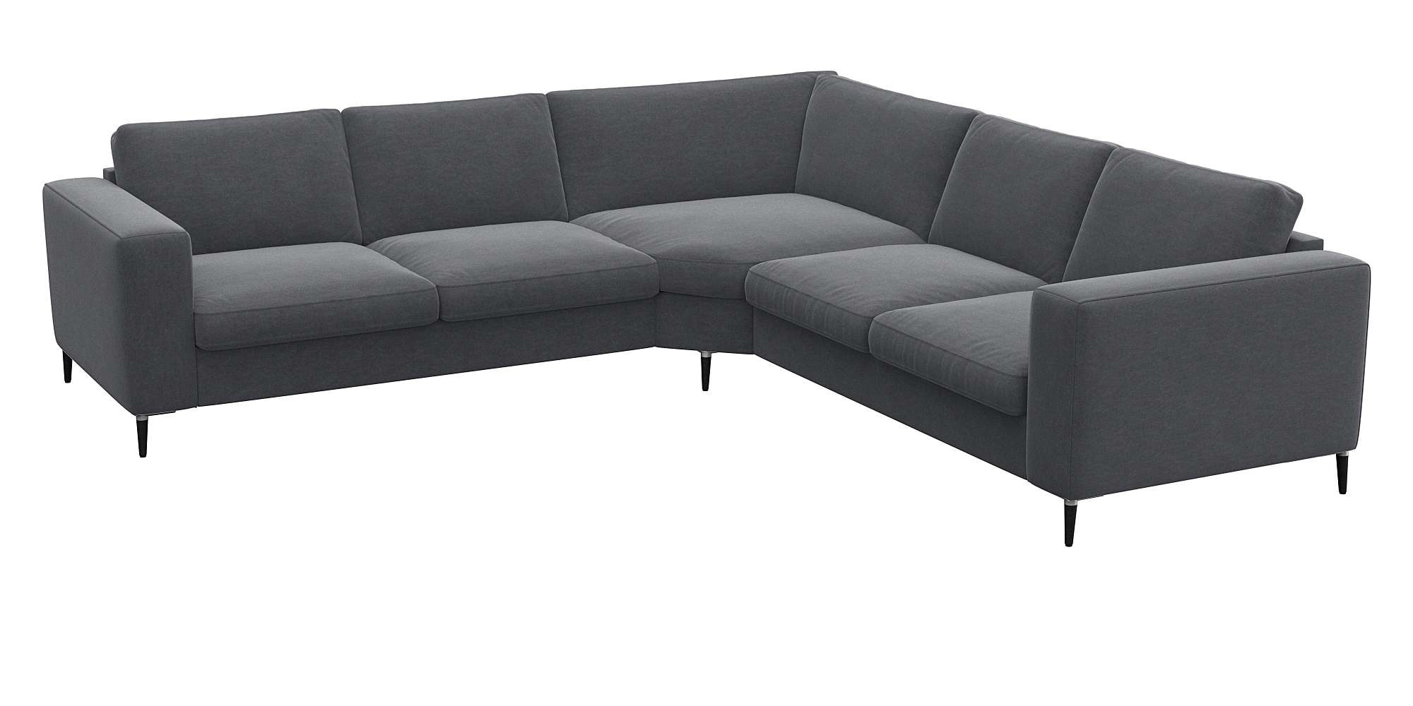 FLEXLUX Ecksofa »Fiore, gleichschenklig, super Sitzkomfort durch Kaltschaum günstig online kaufen