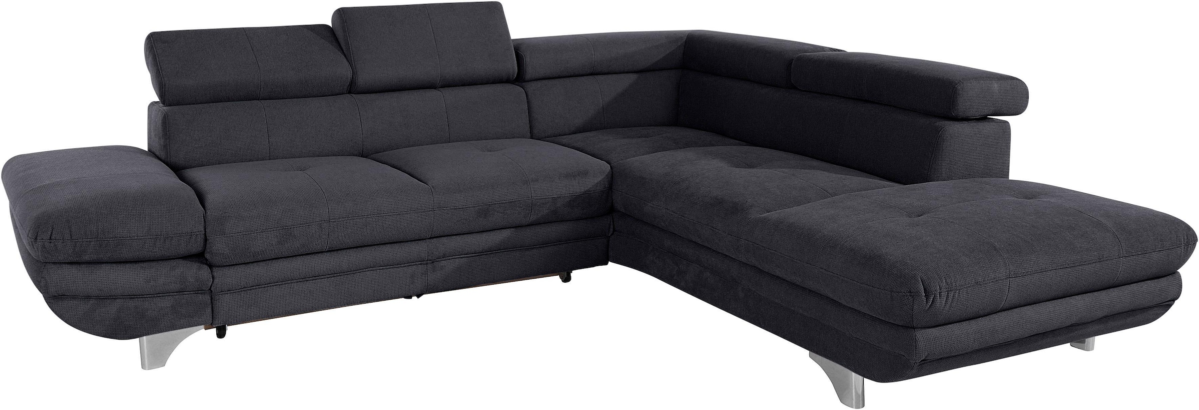 COTTA Ecksofa »Enterprise L-Form«, mit Arm- & Kopfteilverstellung, wahlweis günstig online kaufen