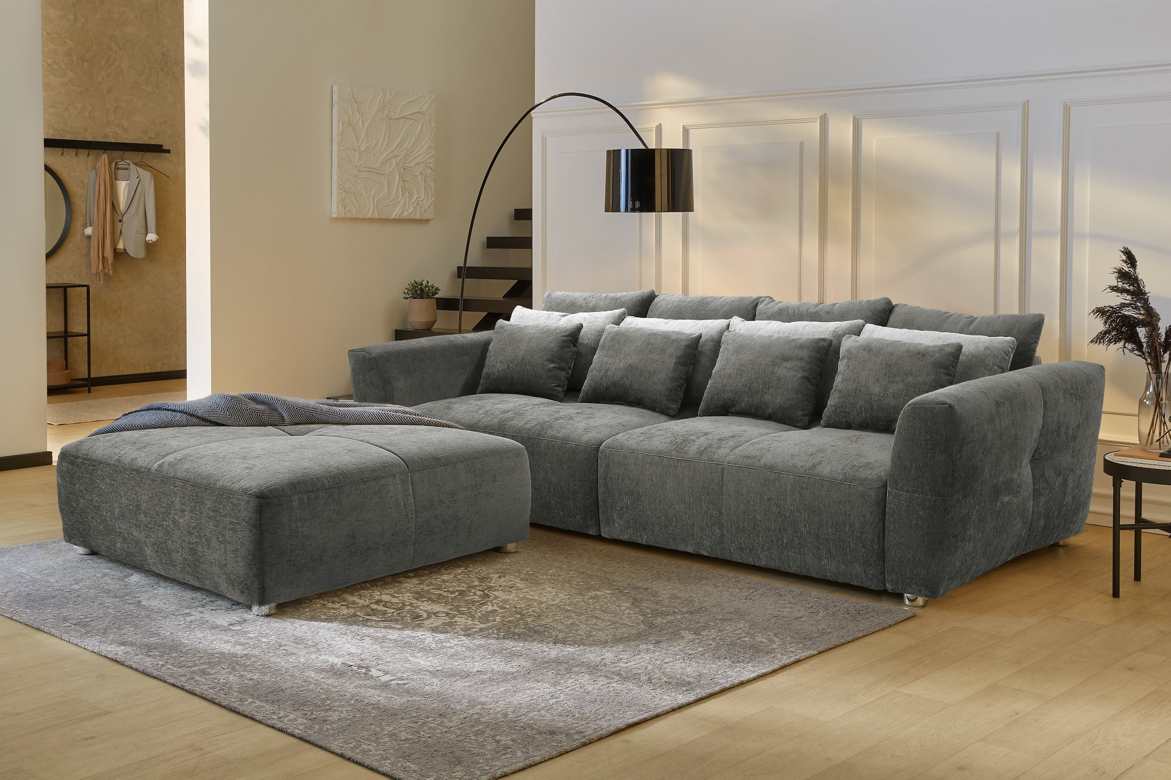 Jockenhöfer Gruppe Hocker »Gulliver« mit Federkernpolsterung für kuscheligen, angenehmen Sitzkomfort