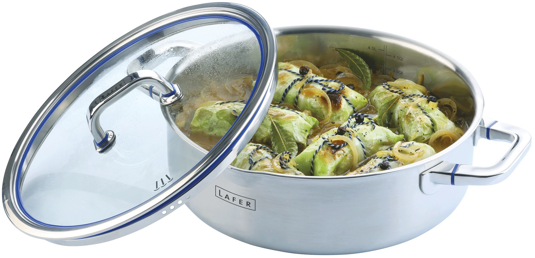 Johann Lafer Bratentopf »Lafer« Edelstahl 18/10 1 Stk. tlg. Ø 28 cm, Indukt günstig online kaufen