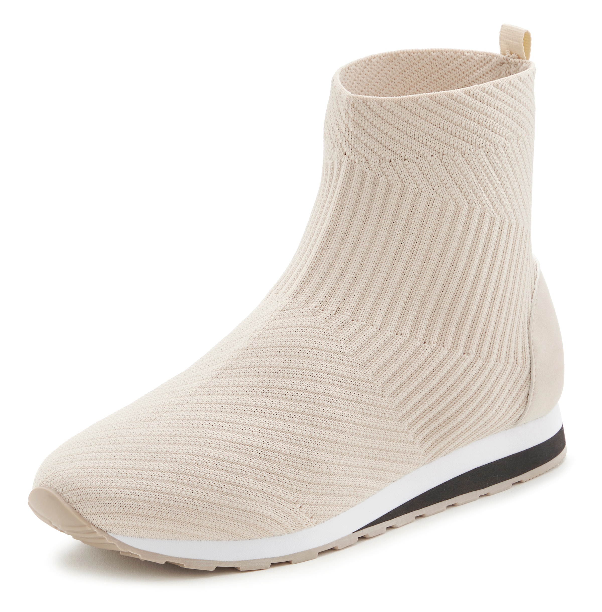 Vivance Stiefelette »Sneaker«  aus elastischem Material, zum Reinschlüpfen VEGAN