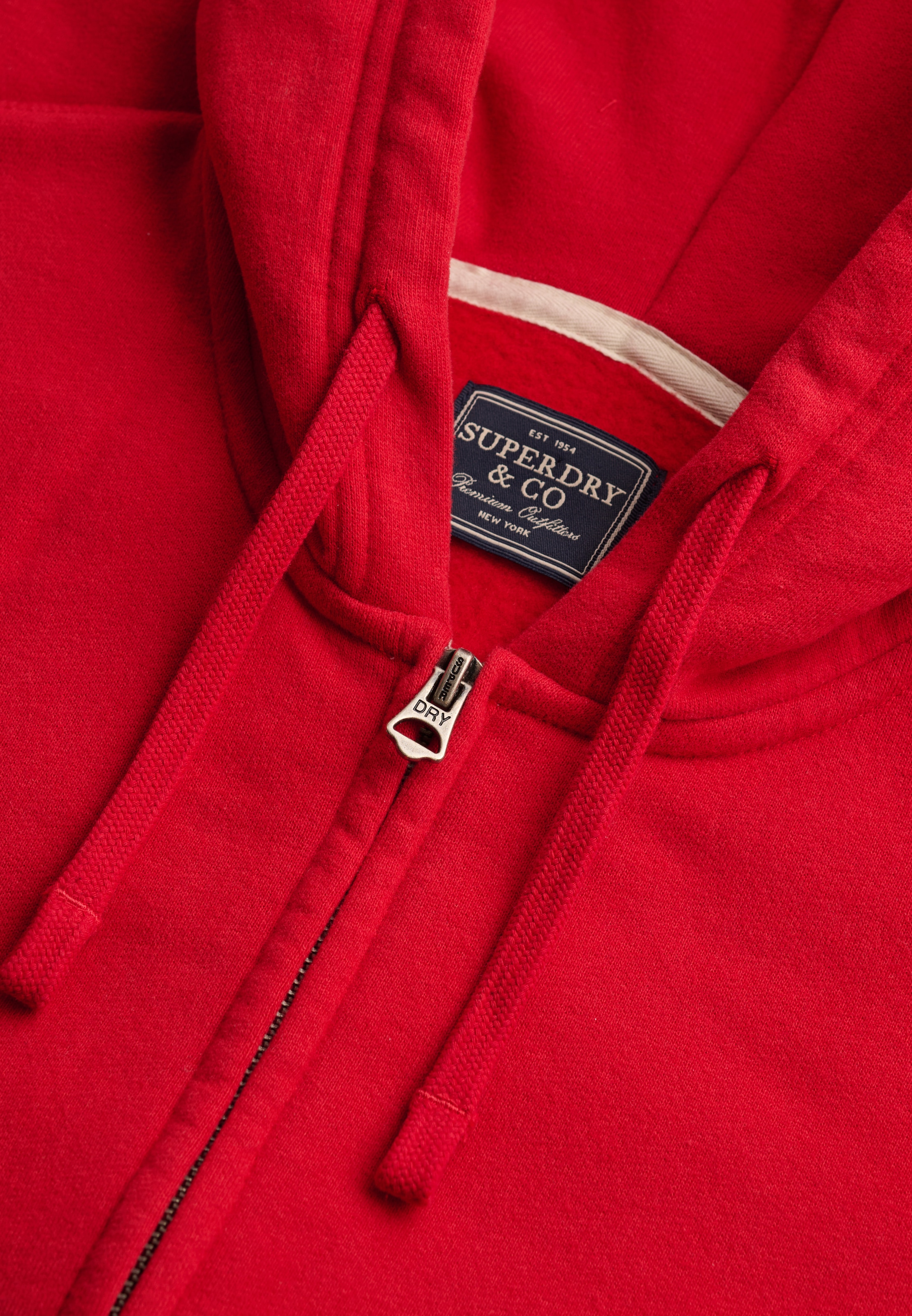 Superdry Kapuzensweatjacke »ESSENTIAL SDCO LOGO ZIPHOOD« Baumwollmischung, regular fit