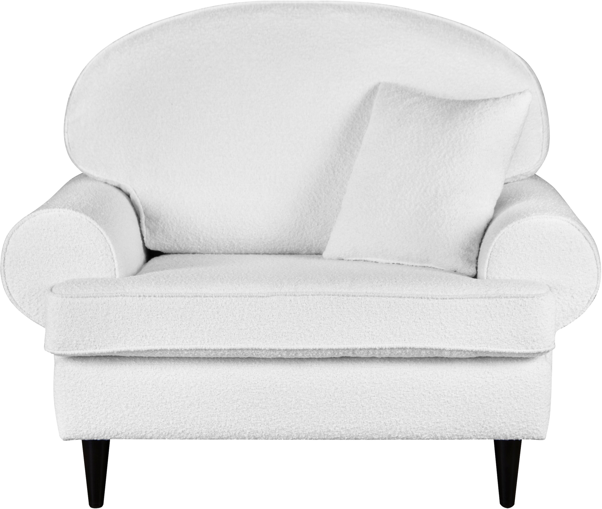 Home affaire Sessel »Vitreux«, auch in Bouclé-Bezug, B/T/H: 117/100/95 cm günstig online kaufen