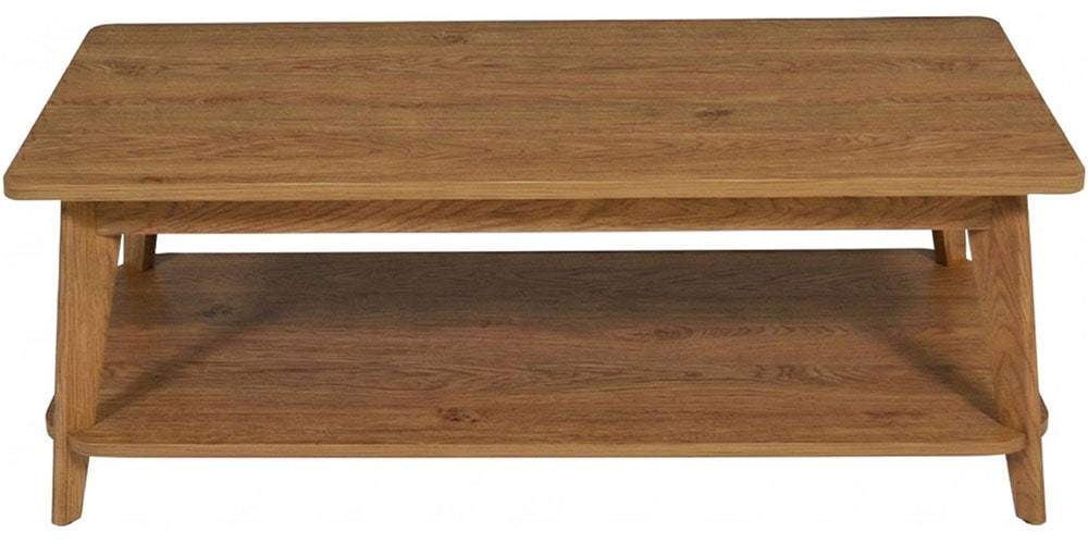 Jahnke Couchtisch »SIXTY COFFEE« Couchtisch, 2 Ebenen, Skandi, Eiche-Optik, Breite:110 cm