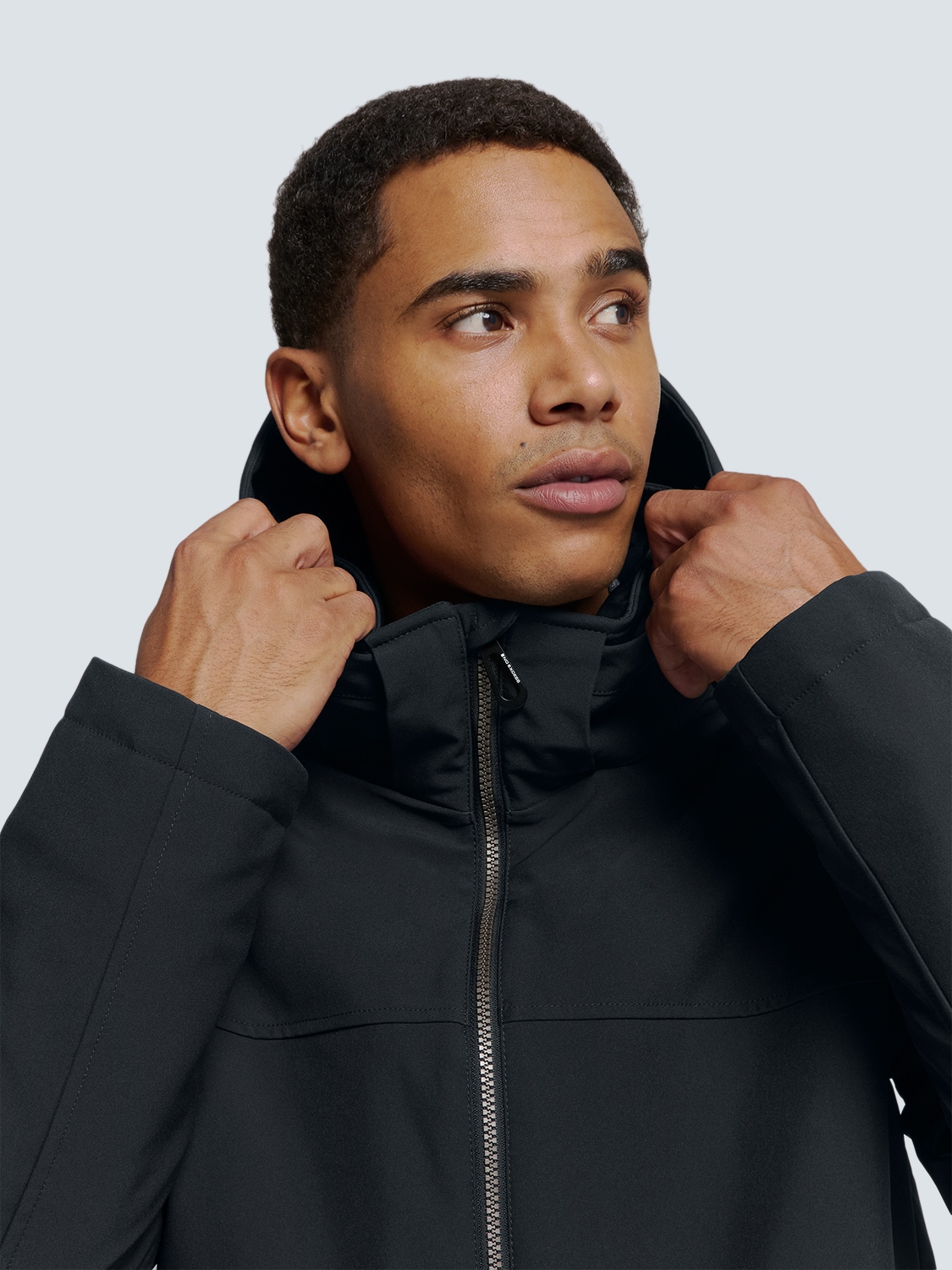 NO EXCESS Softshelljacke »No Excess Softshell-Kapuzenjacke«