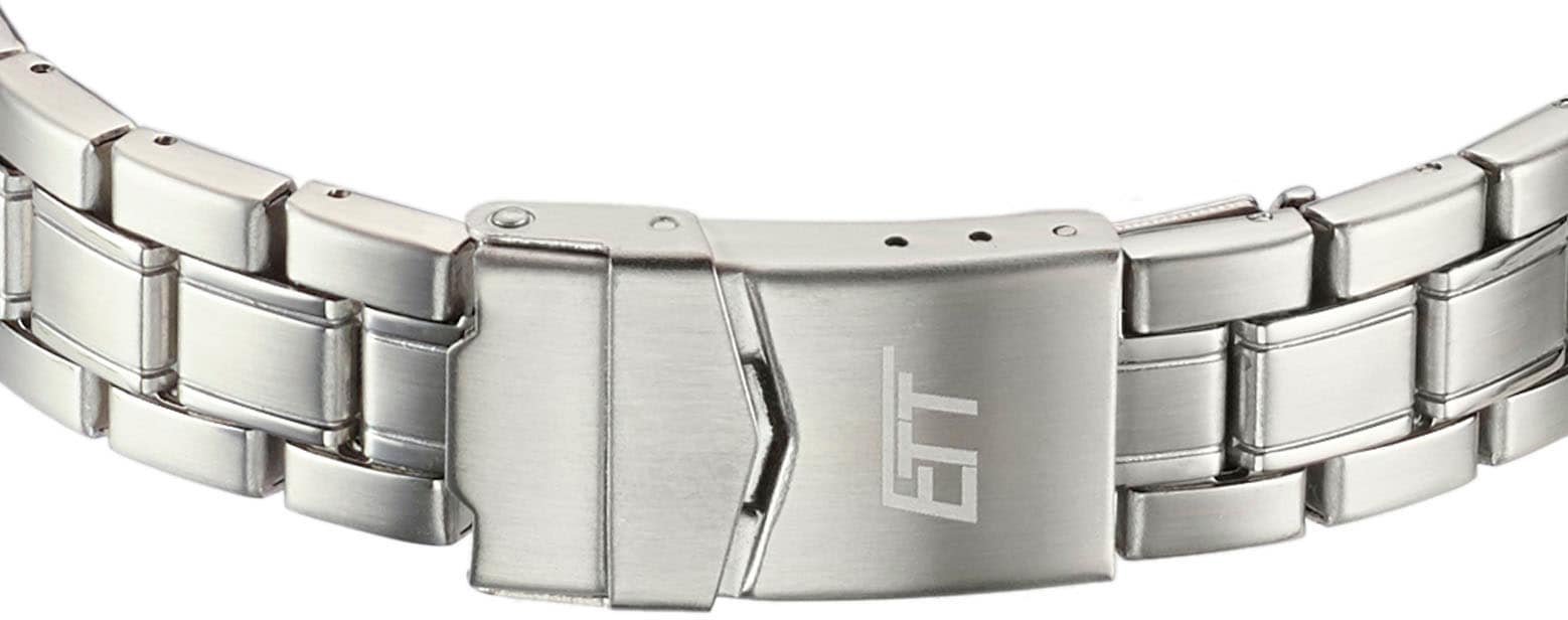 ETT Funkuhr »Gobi«, (Set, 2 tlg., Uhr und Ladelampe), Armbanduhr, Damenuhr, Solar