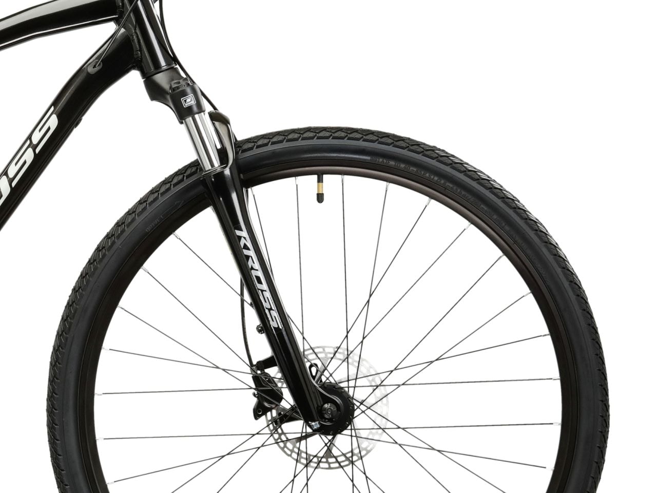 Kross Crossrad »KROSS Crossrad Herren 28" Evado 4.0 schwarz 16 Gänge« 16 Gang Shimano ACERA M3020 Schaltwerk Kettenschaltung