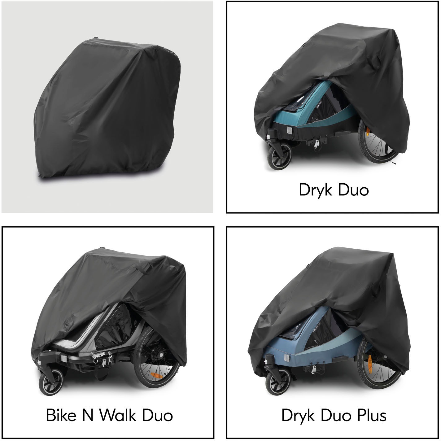 Hauck Abdeckhaube »Bike Trailer Cover« für Bike N Walk Duo, Dryk Duo und Dryk Duo Plus