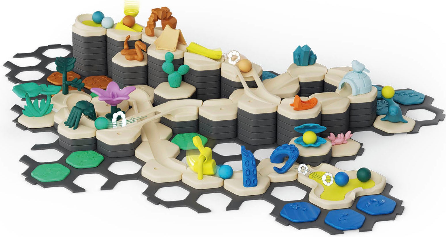 Ravensburger Kugelbahn-Bausatz »GraviTrax Junior Starter-Set XXL Planet«, Made in Europe