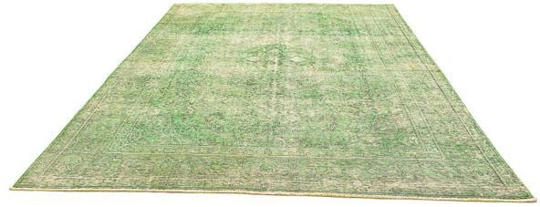 morgenland Teppich »Vintage - 330 x 238 cm - hellgrün«, rechteckig, Wohnzim günstig online kaufen