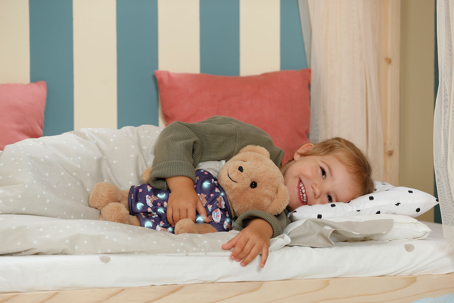 Baby Born Kuscheltier »Teddy« mit leuchtendem Schlafanzug