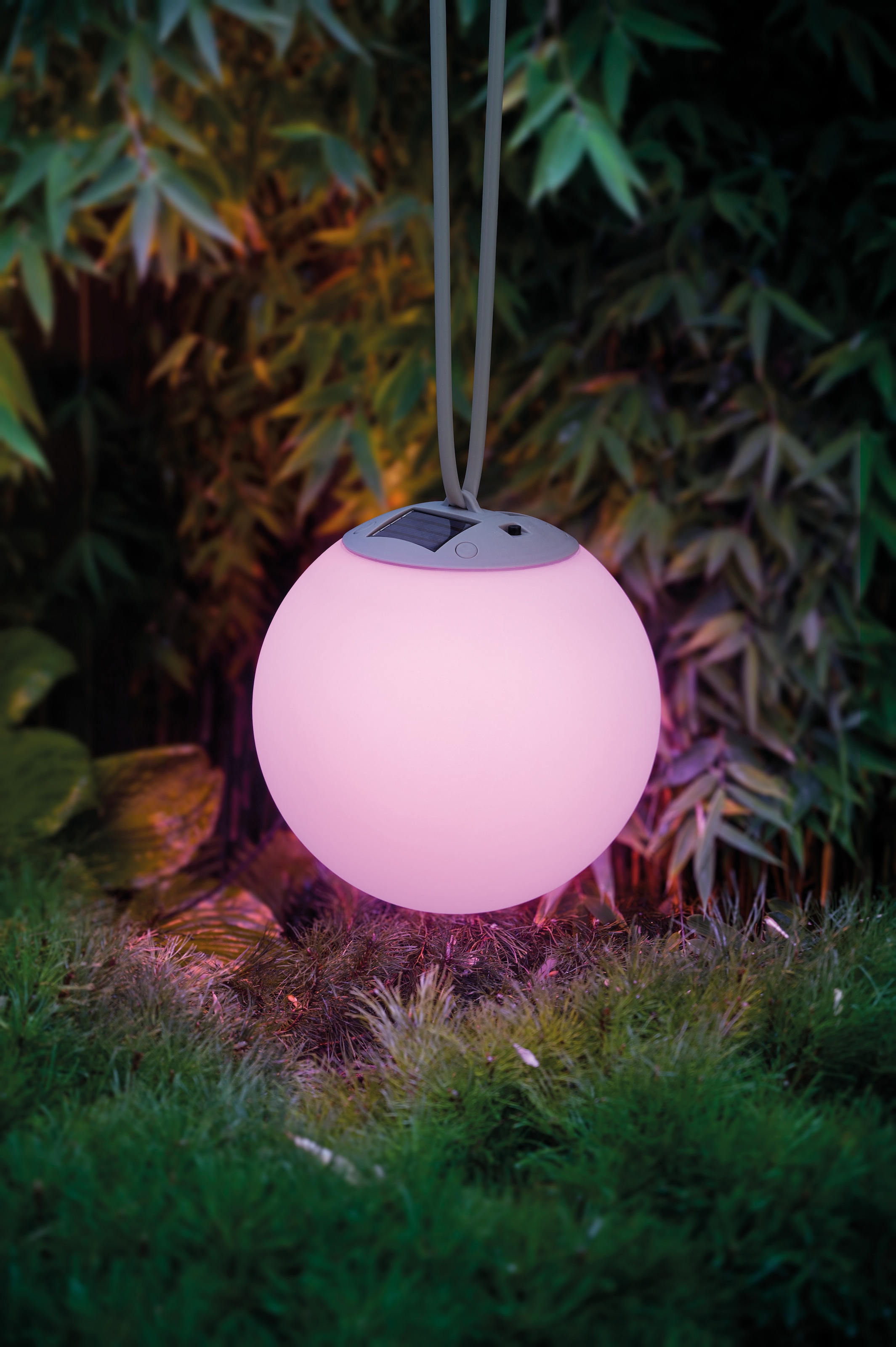 my home LED Solarleuchte »Orlaith, LED-Solar Kugel Ø 20 cm, hängend«, Leuchtmittel LED-Modul | LED fest integriert, mit Aufhänung