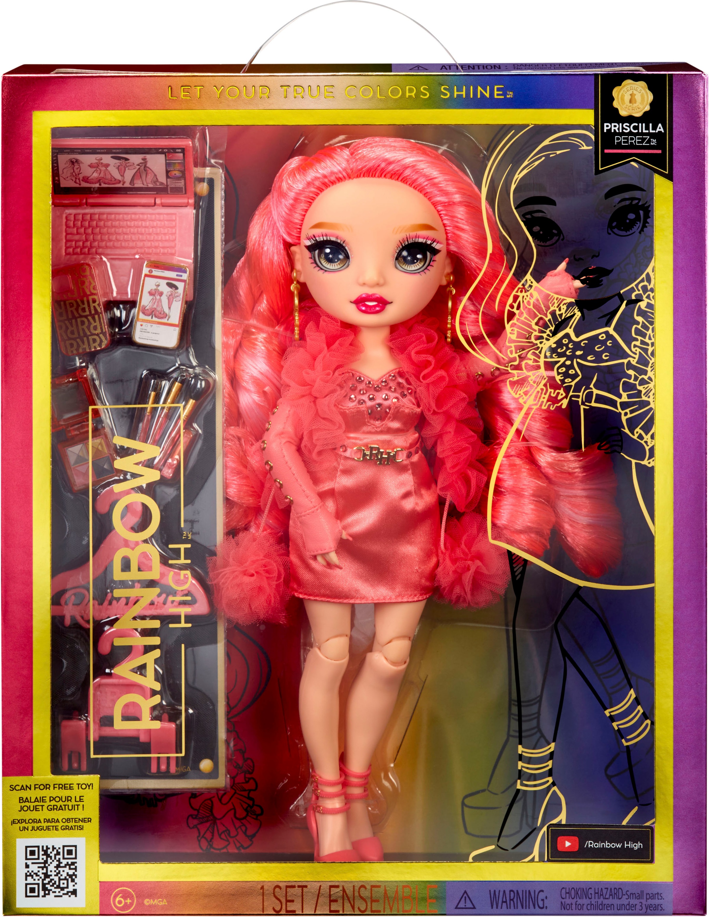 RAINBOW HIGH Anziehpuppe »S23 Fashion - Priscilla Perez (Pink)«