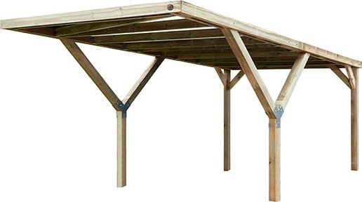 Weka Y-Einzelcarport Mugello A Kesseldruckimprägniert 2.500 cm x 306 cm günstig online kaufen