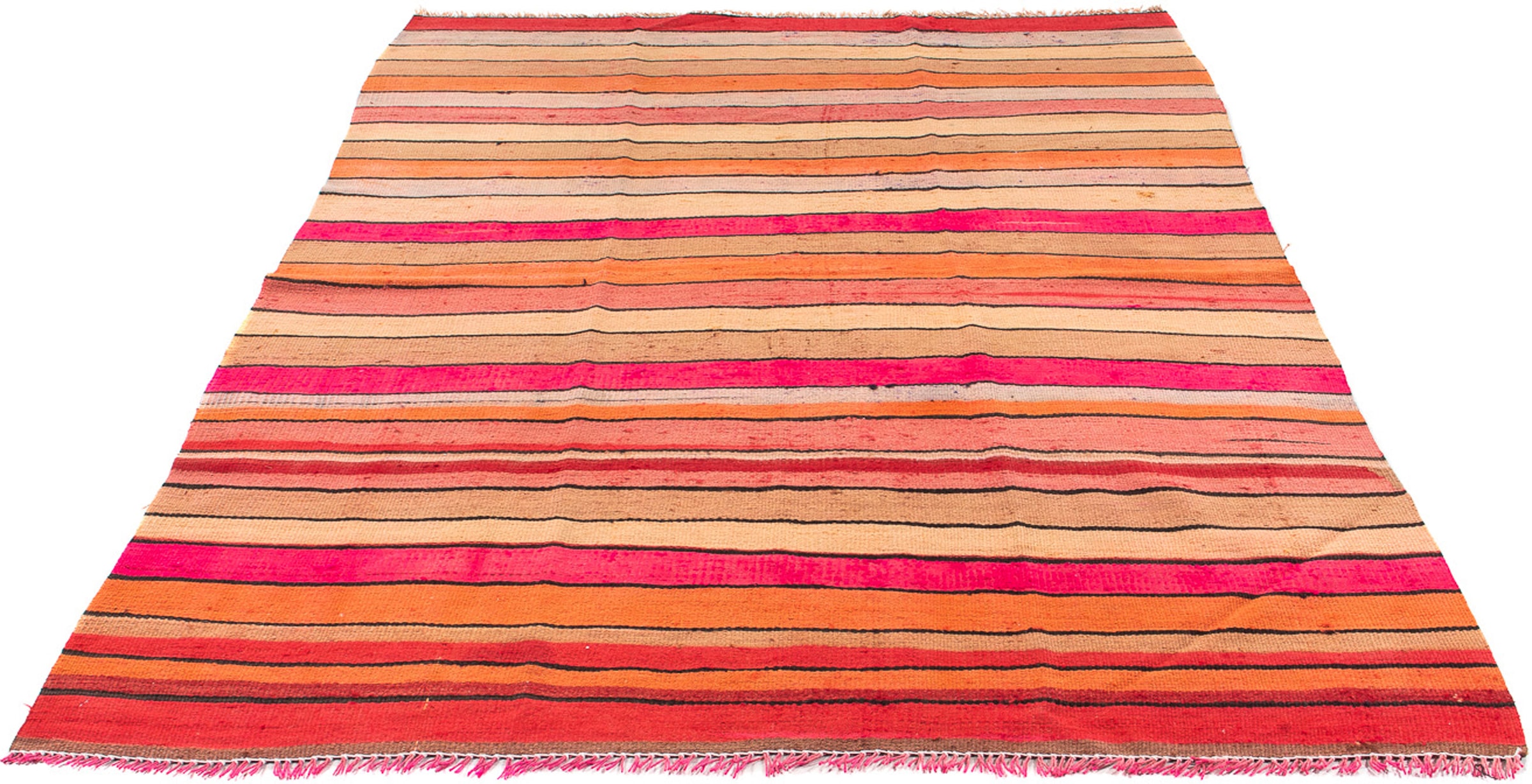 morgenland Wollteppich »Kelim - Old - 200 x 135 cm - mehrfarbig«, rechtecki günstig online kaufen