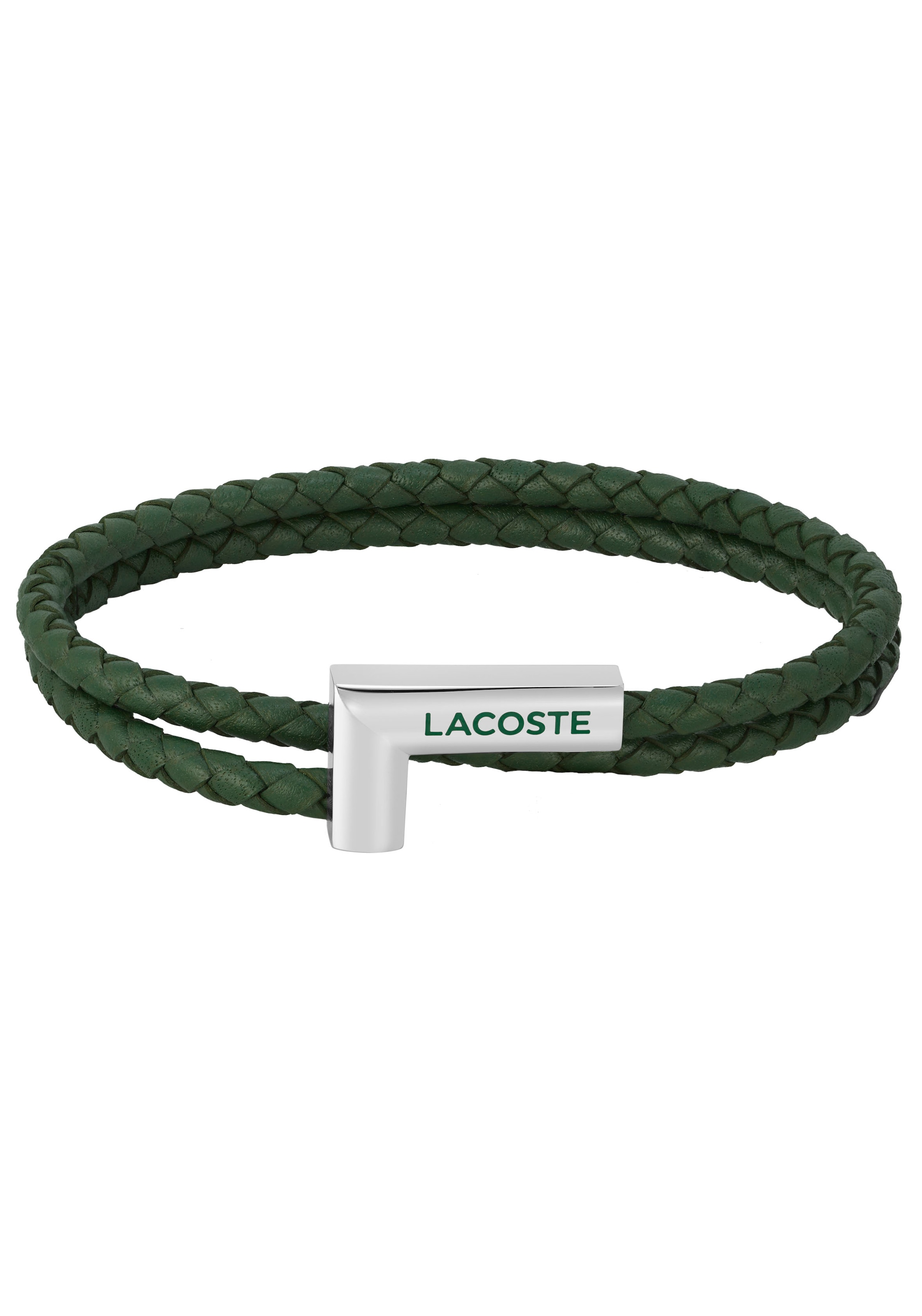 Lacoste Armband »Schmuck Edelstahl Armschmuck Lederarmband SWARM«