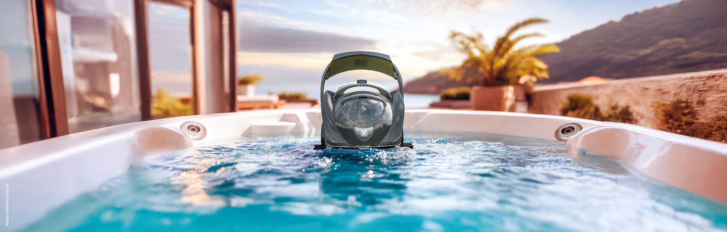 ZODIAC® Poolroboter »»Spabot««, (Akku Pool Reiniger), Hydraulisch