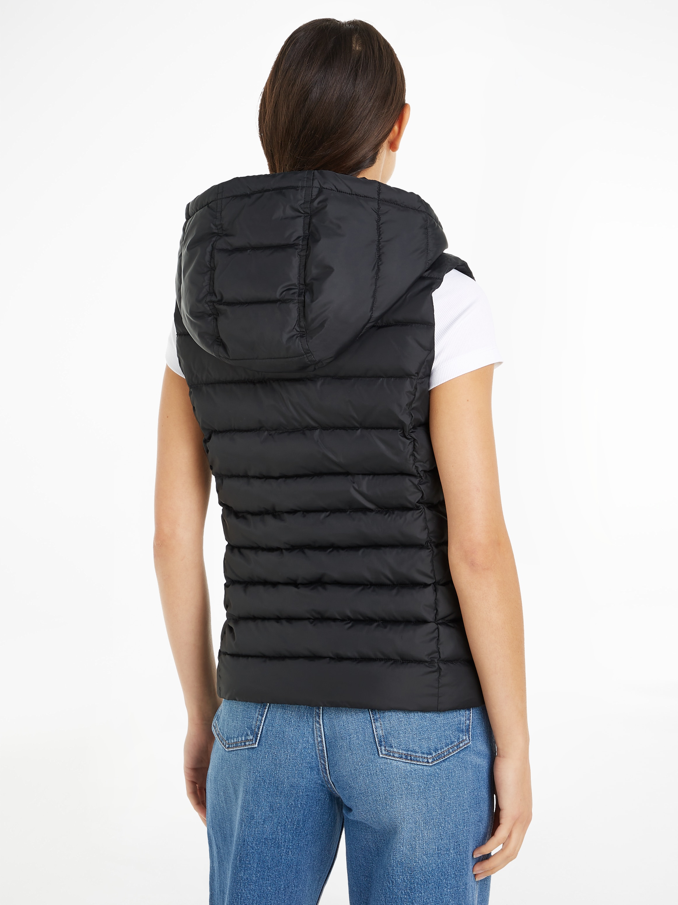 Tommy Jeans Steppweste »TJW BASIC HOODED VEST«, mit Kapuze