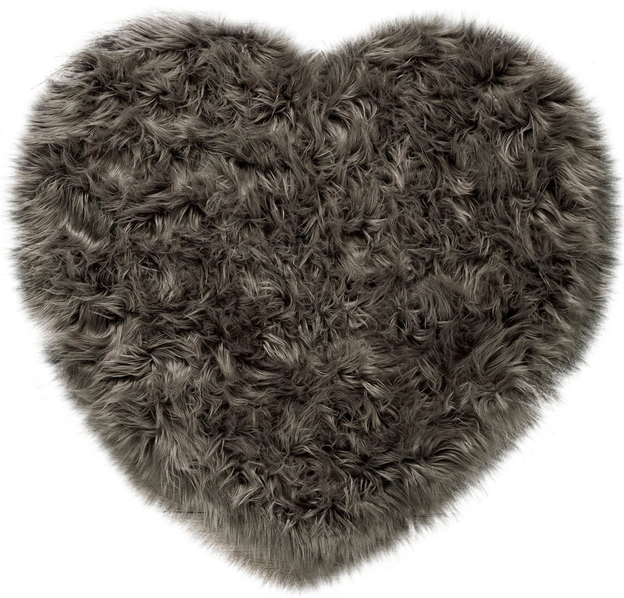 Paco Home Fellteppich »Playa 960« herzförmig 64 mm Höhe Kunstfell, Flokati- günstig online kaufen