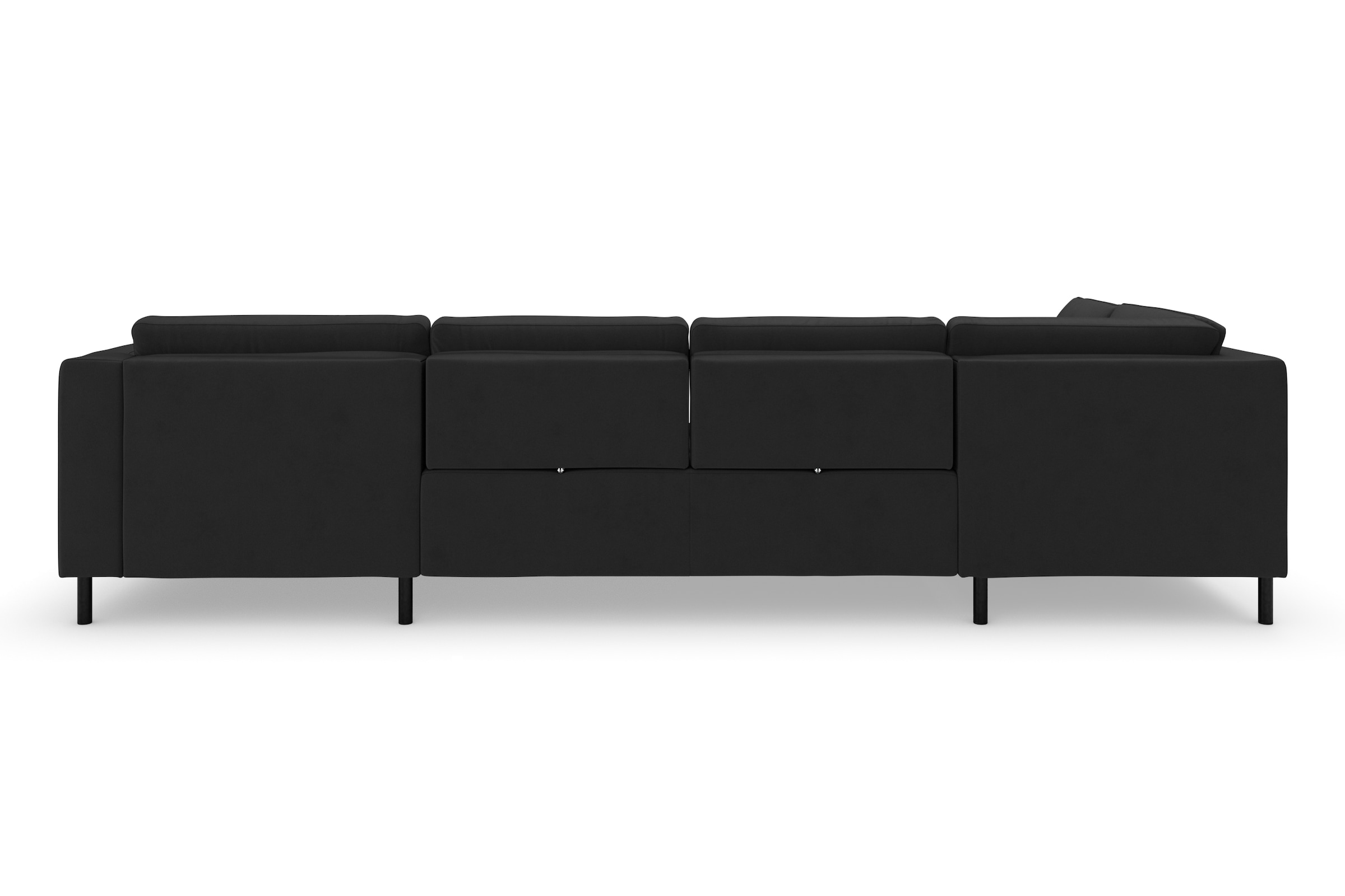 sit&more Wohnlandschaft »Olsen U-Form«, inklusive Sitztiefenverstellung, wahlweise mit Bettfunktion, 15cm hoch