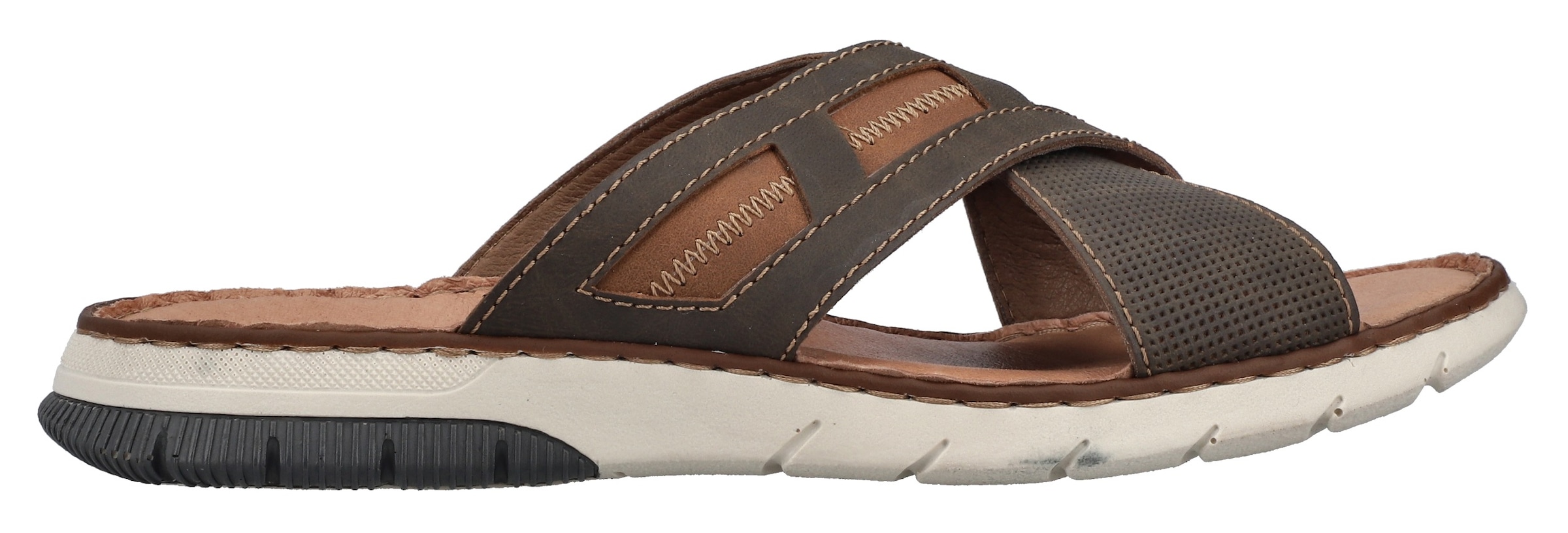Rieker Pantolette, Sommerschuh, Strandschuh, Schlappen mit weicher Innensohle