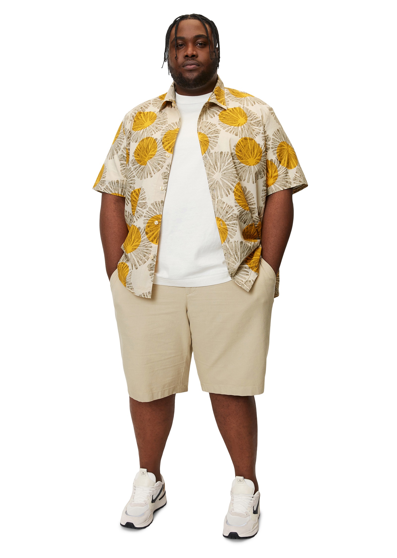 5. Bild von Marc O'Polo Shorts »aus Bio-Baumwolle und Leinen«