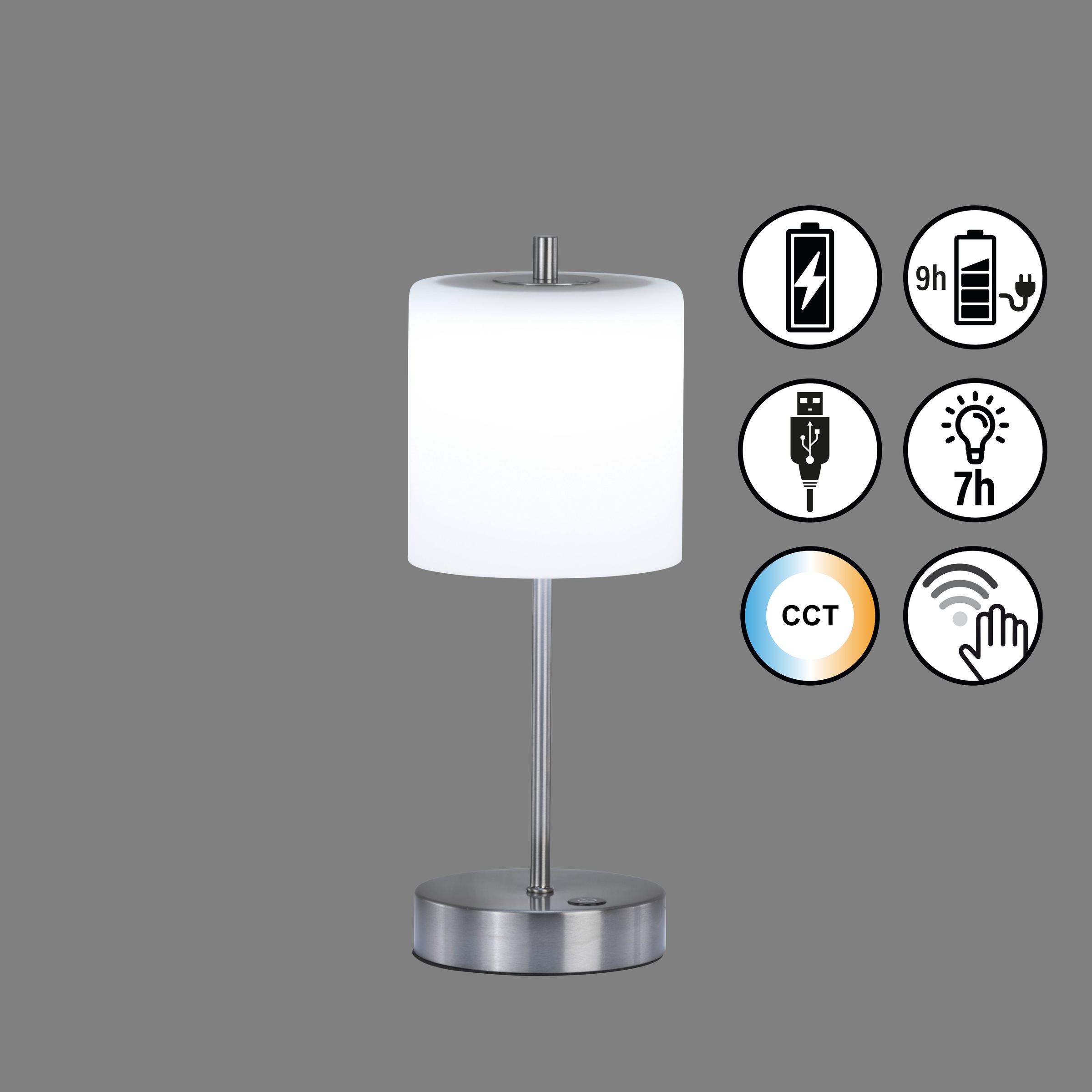 easy! BY FHL LED Tischleuchte »Riva«, 1 flammig, Leuchtmittel LED-Modul   L günstig online kaufen