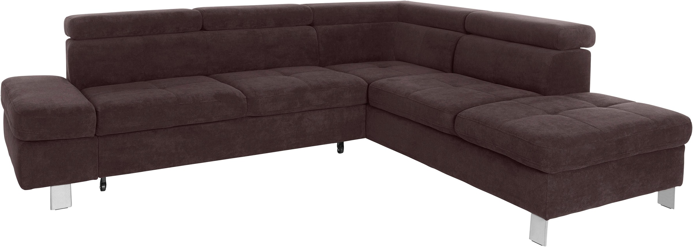 exxpo - sofa fashion Ecksofa "Fiji, L-Form", mit Kopf- bzw. Rückenverstellu günstig online kaufen