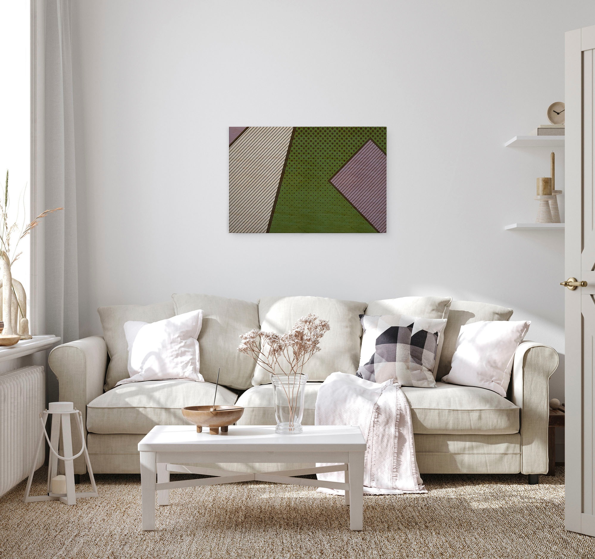 A.S. Création Leinwandbild »pattern play 3«, Kunst-Modern-Kinder, (1 St.), Keilrahmen Bild Grafisch Geometrisch Leinwand-Bild Wohnzimmer modern