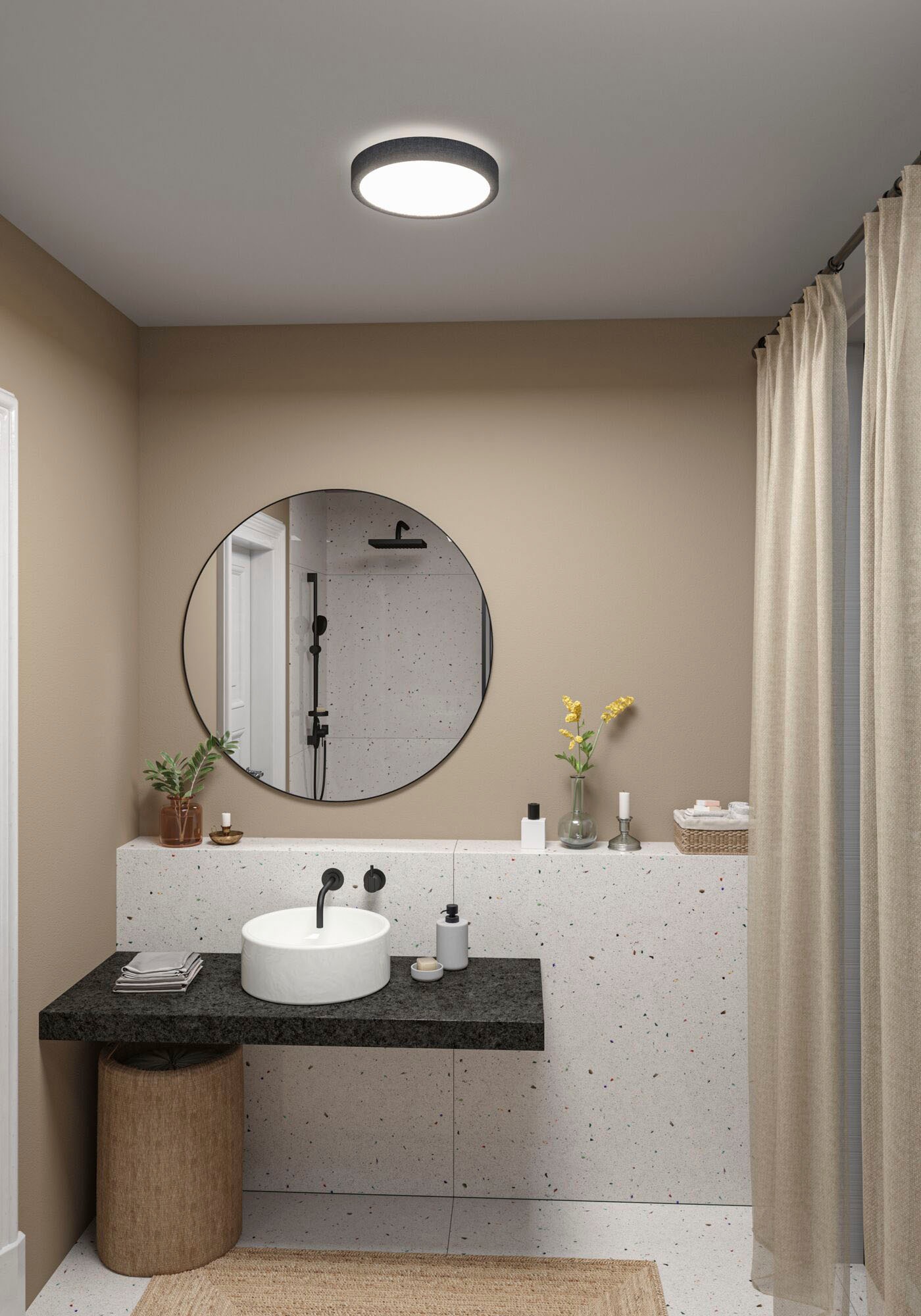 Paulmann LED Panel »Cosara 15W 4000K 300mm IP44«, 1 flammig