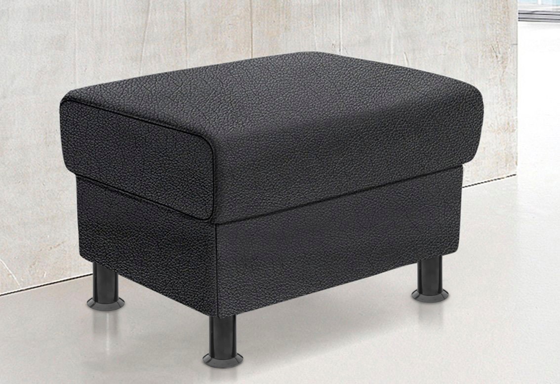 TRENDMANUFAKTUR Hocker »Rondo, Polsterhocker zur Serie, Breite 67 cm, Füße günstig online kaufen