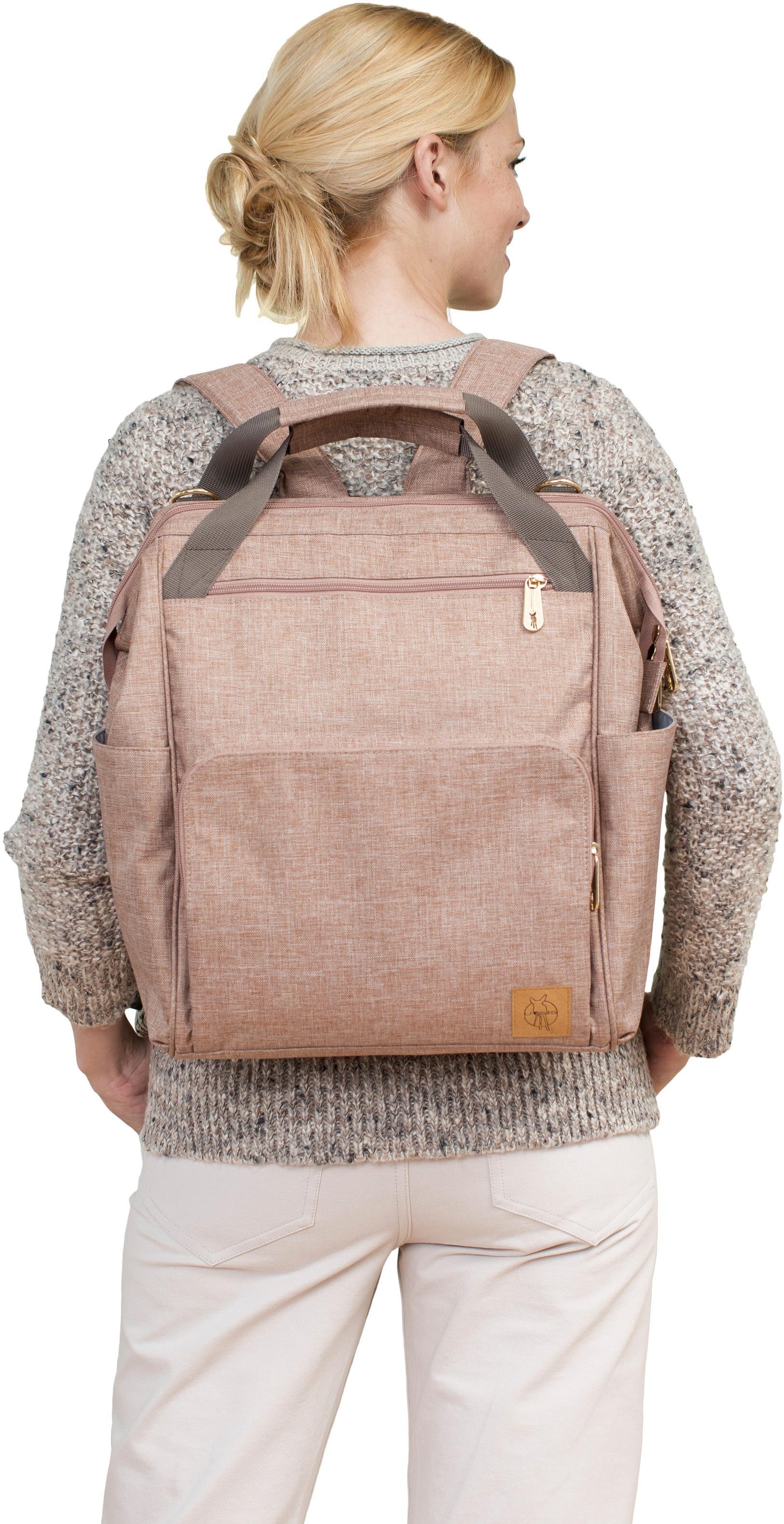 LÄSSIG Wickelrucksack »Glam, Goldie, Backpack Rose«, PETA-approved vegan