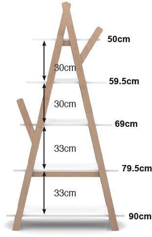 Vipack Kinderregal »Kiddy«, Standregal, MDF-Oberfläche