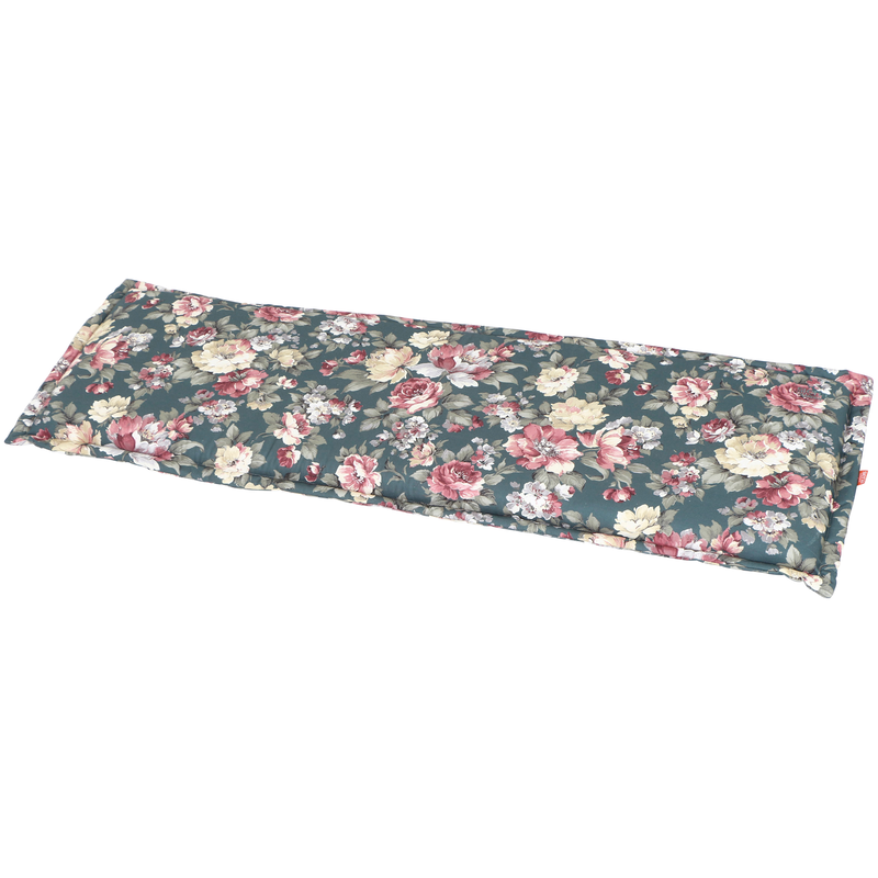 SIENA GARDEN Bankauflage »Lissa« B/T: 44x140 cm petrol Bezug: 100% Baumwolle