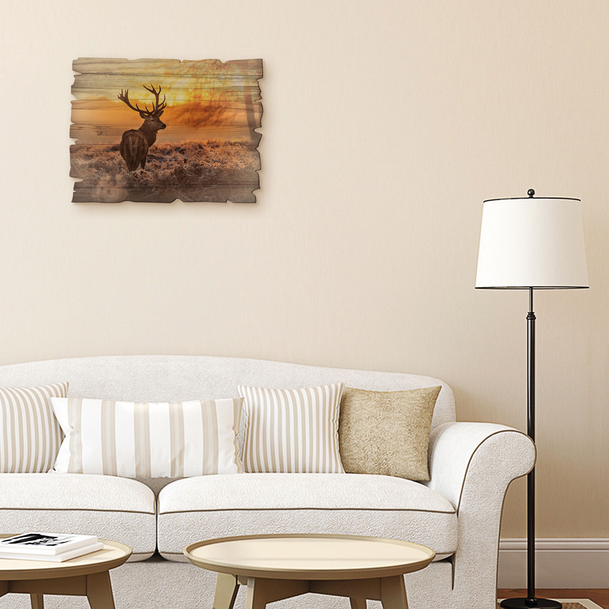 Artland Holzbild »Rotwild« Hirschbilder 1 Stk. tlg. günstig online kaufen