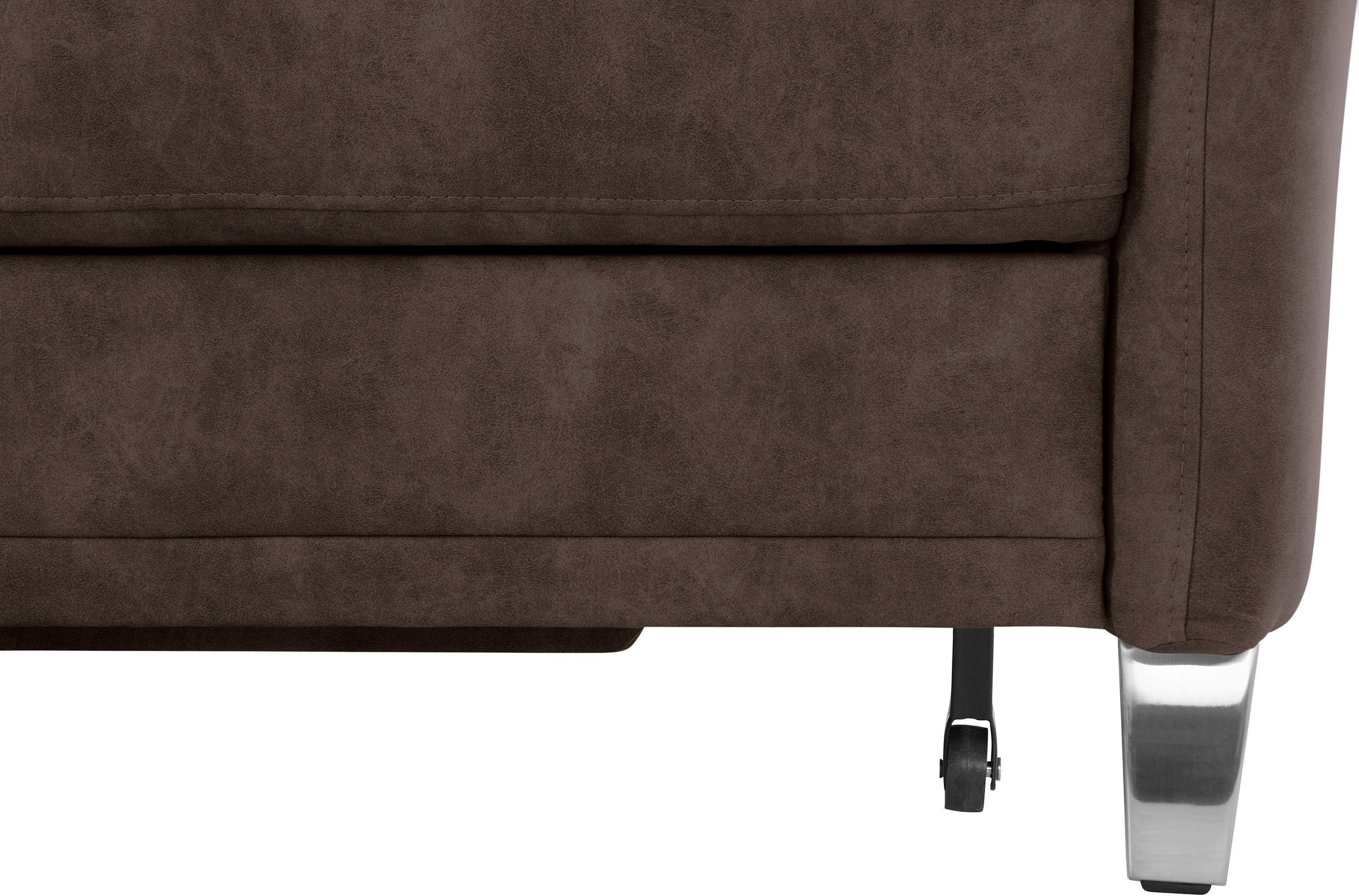 sit&more Ecksofa »Clio L-Form«, wahlweise mit Bettfunktion und Bettkasten, inklusive Federkern