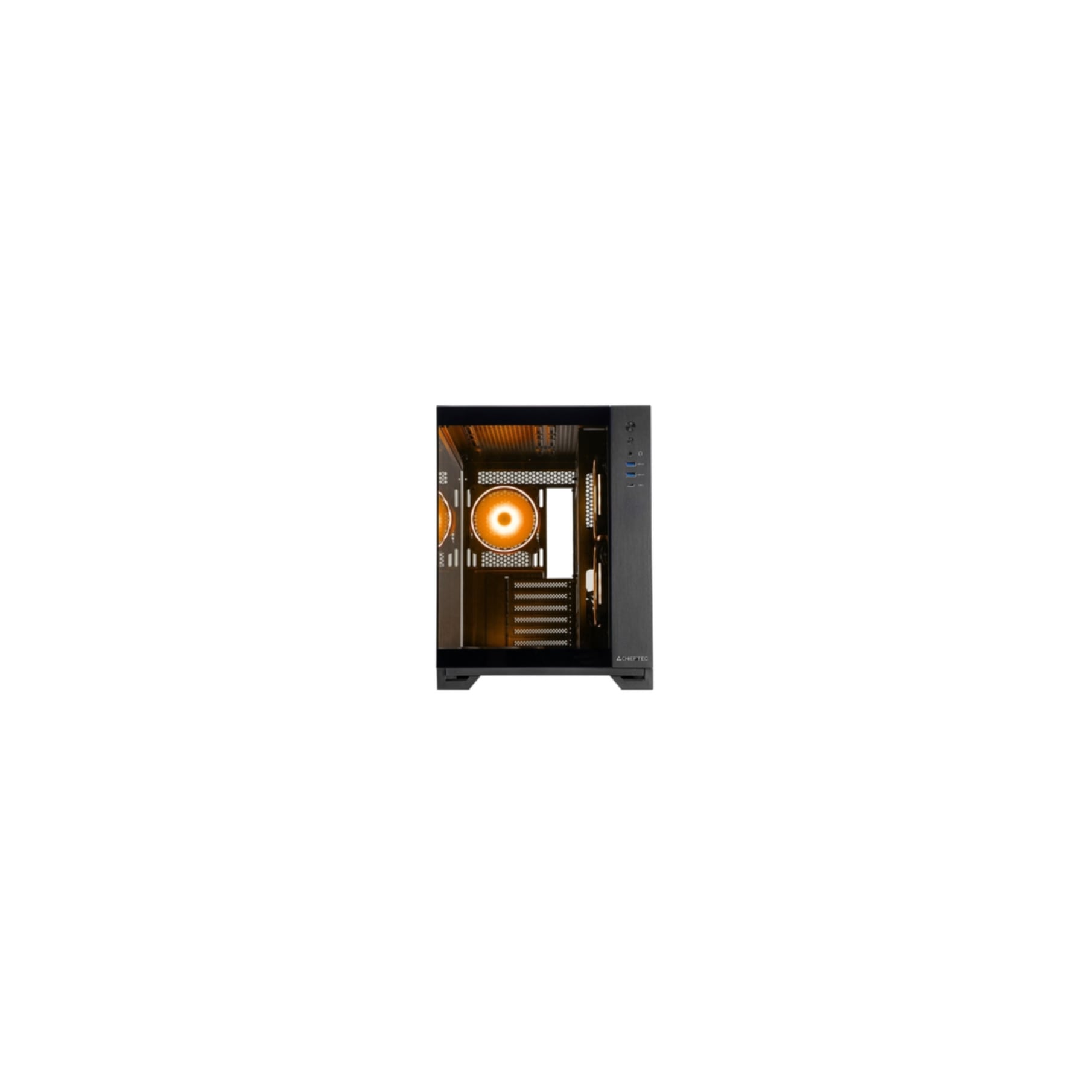 Chieftec PC-Gehäuse »Visio GM-30B-TG-OP schwarz Tempered Glass x 2«
