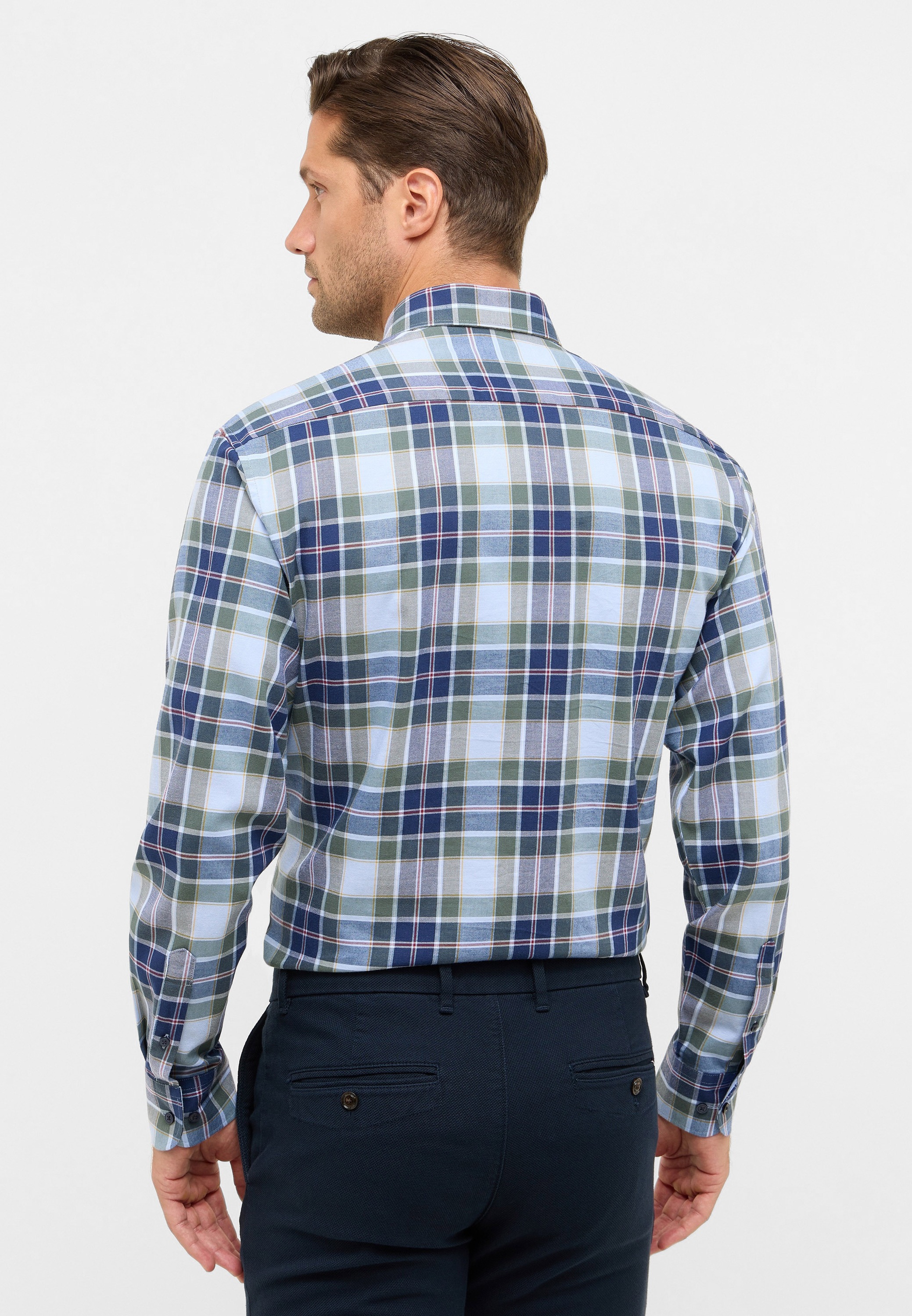 Eterna Langarmhemd »MODERN FIT« EASY IRON (bügelleicht)