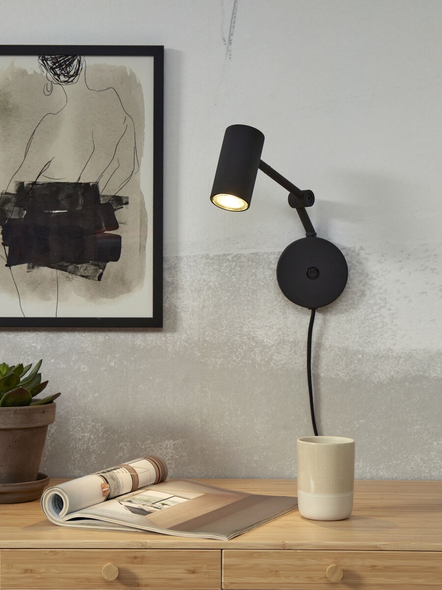 it's About RoMi Wandleuchte »MONTREUX«, 1 flammig, Leuchtmittel GU10 | LED wechselbar, Spot