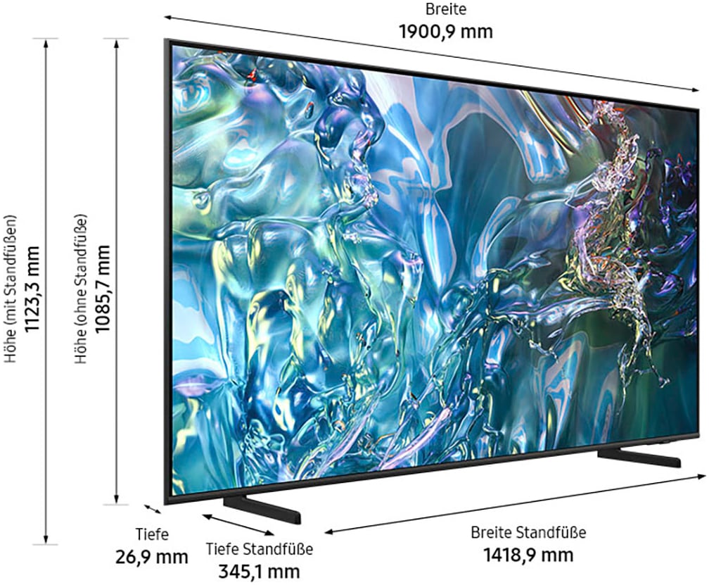 Samsung QLED-Fernseher »GQ85Q60DAU«, 4K Ultra HD, Smart-TV