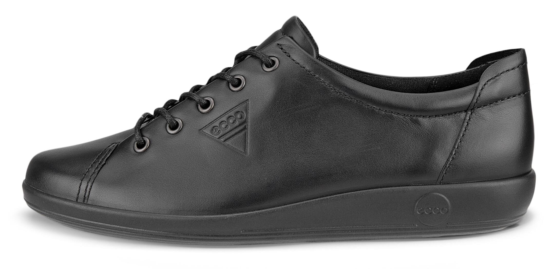 Ecco Schnürschuh »Ecco Soft 2.0«  , Freizeitschuh, Halbschuh, Schnürschuh mit dezenter Logo Prägung