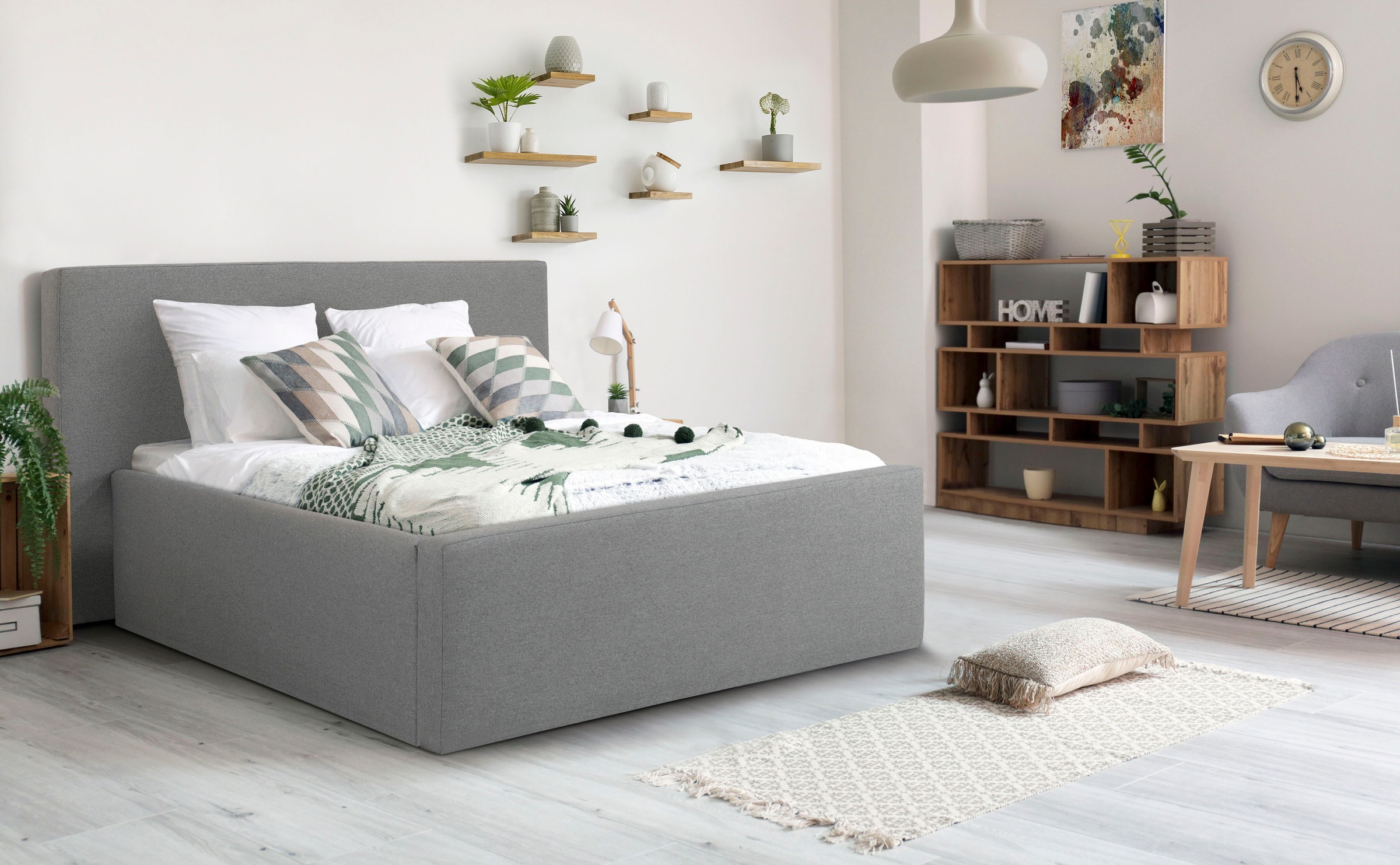 INOSIGN Polsterbett "Dalina" geradliniges Kopfteil, in 5 Breiten, auch in 2 günstig online kaufen