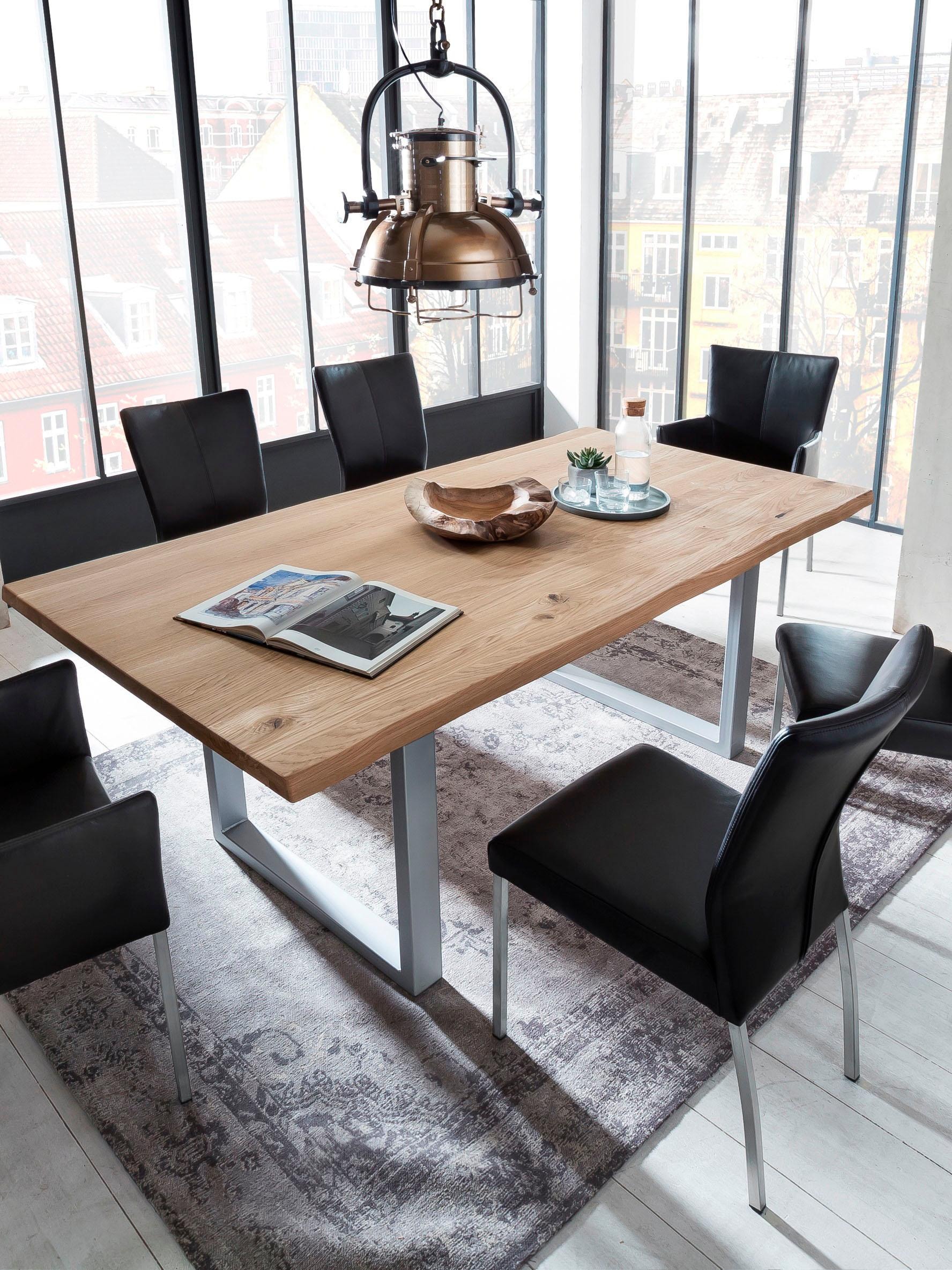 SIT Esstisch »Tops&Tables«, mit Tischplatte aus Wildeiche, mit Baumkante  wie gewachsen, Vintage online kaufen