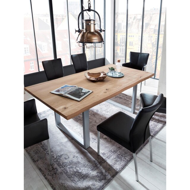 SIT Esstisch »Tops&Tables«, mit Tischplatte aus Wildeiche, mit Baumkante  wie gewachsen, Vintage online kaufen