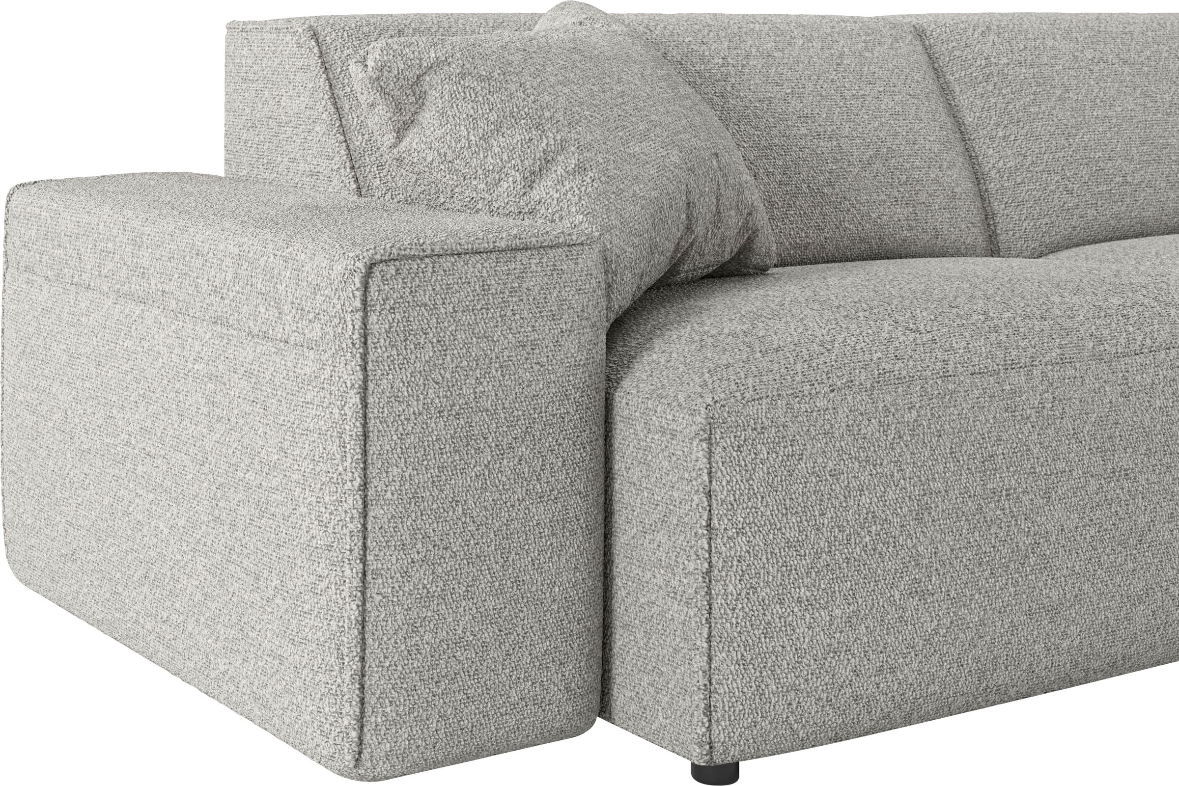 andas Ecksofa »Glimminge L-Form auch in Breitcord, Feincord + Easy care-Bezug,«, Breite 264, Zierkissen