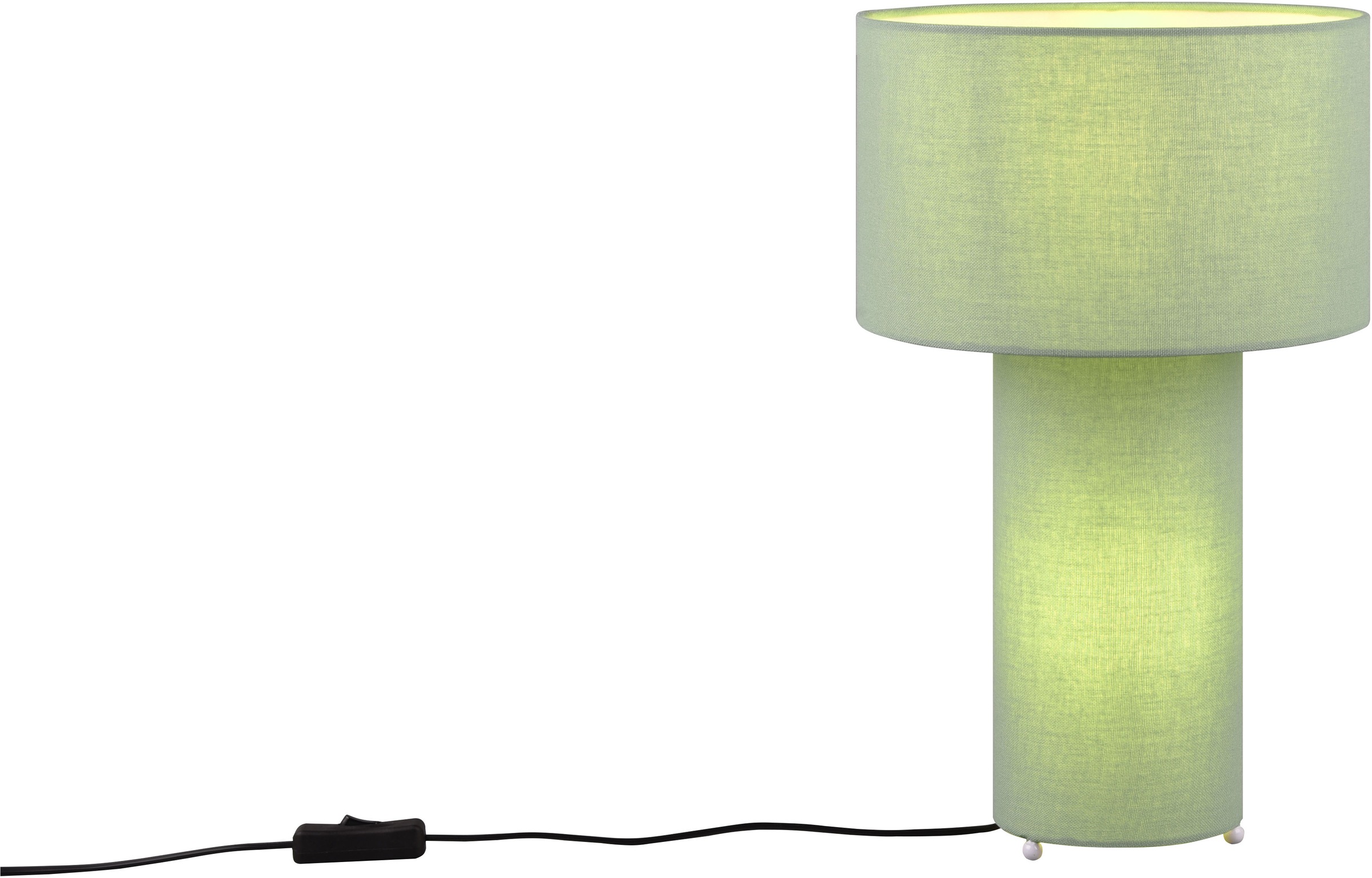 TRIO Leuchten Schreibtischlampe »BALE, Nachttischlampe Stoff exkl 2xE27 max günstig online kaufen