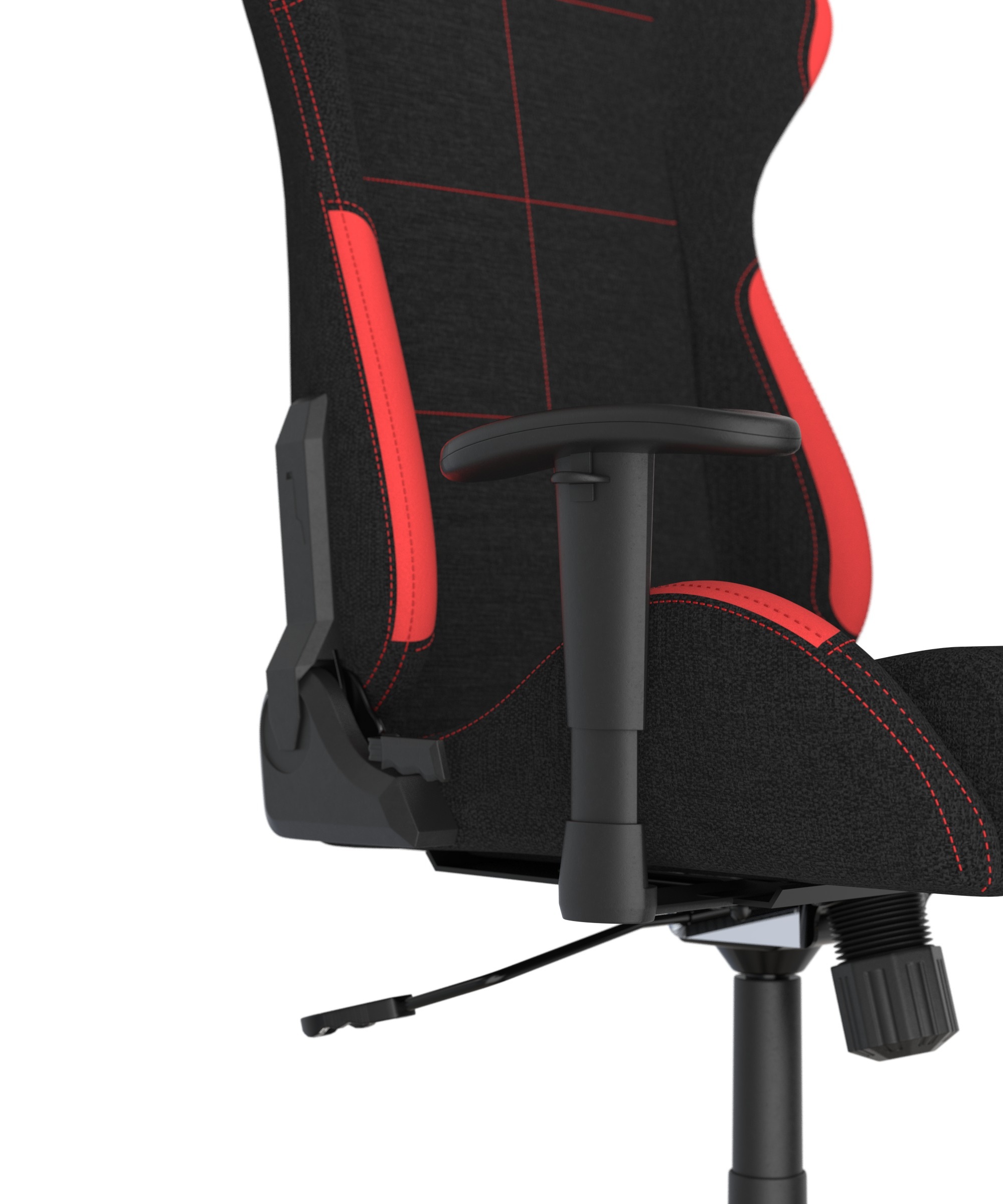 DXRacer Gaming-Stuhl »Formula Gaming Chair Regular L, schwarz-rot«, Wasserabweisender Stoffbezug
