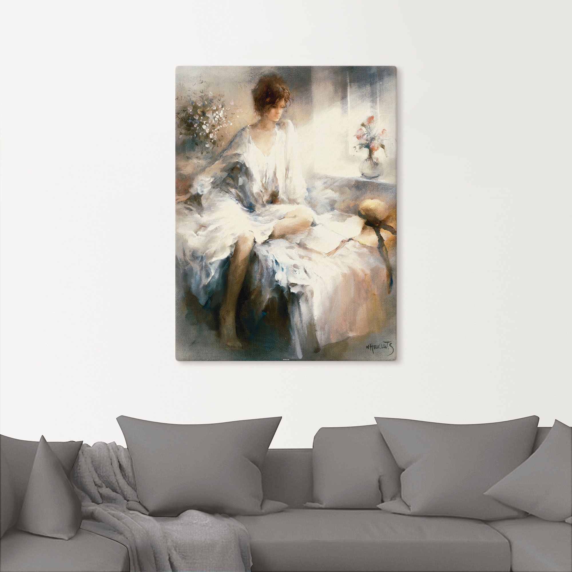 Artland Wandbild »Meditation«, Frau, (1 St.), als Leinwandbild, Poster in verschied. Größen